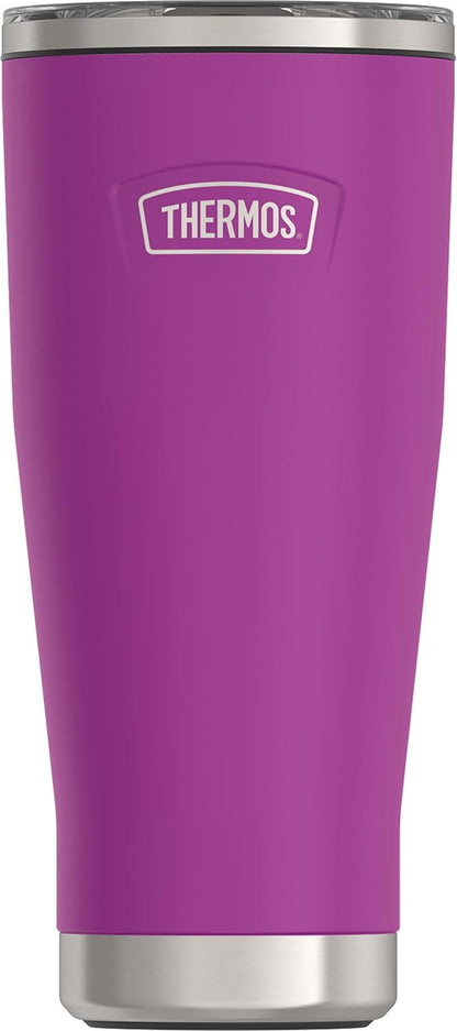 THERMOS ICON SERIES, Stainless Steel Tumbler with Slide Lock, 18 Ounce, Mystic Navy