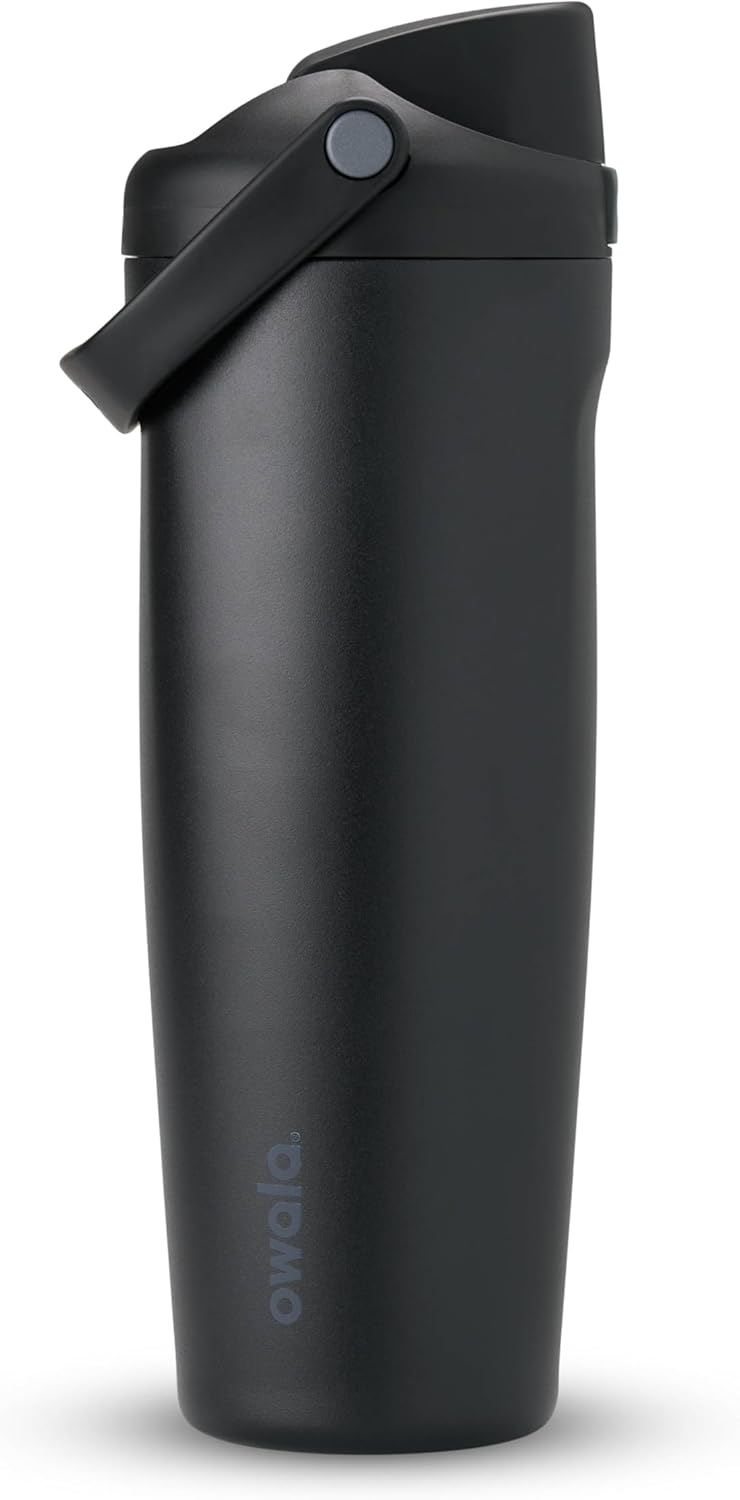 Owala FreeSip Sway Insulated Stainless Steel Water Bottle with Two-Way Spout, Built-In Straw and Bucket Handle, Made for Travel, School, and Sports, 30oz, BPA Free, Leak Proof, Daybreak