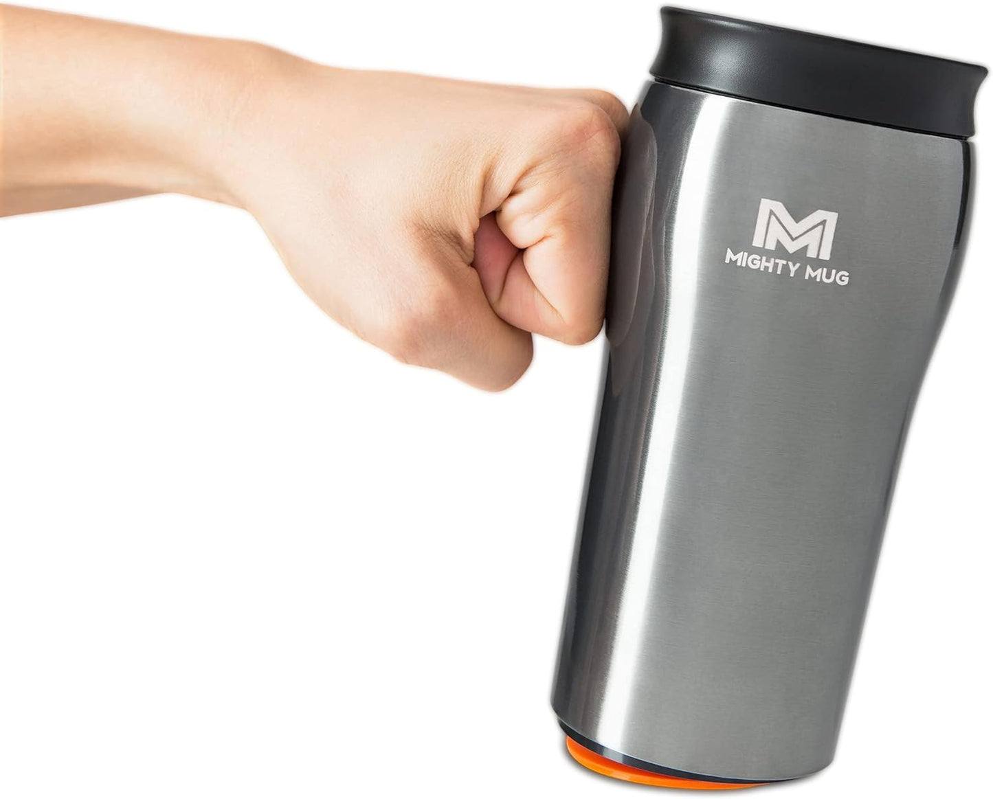 Mighty Mug | The Untippable Mug | Grips When Hit, Lifts for Sips | Insulated Stainless Steel Tumbler | Cupholder Friendly | Gifts for Women Men All | Leakproof | 6 Hour Hot / 24 Cold | 16oz | Teal