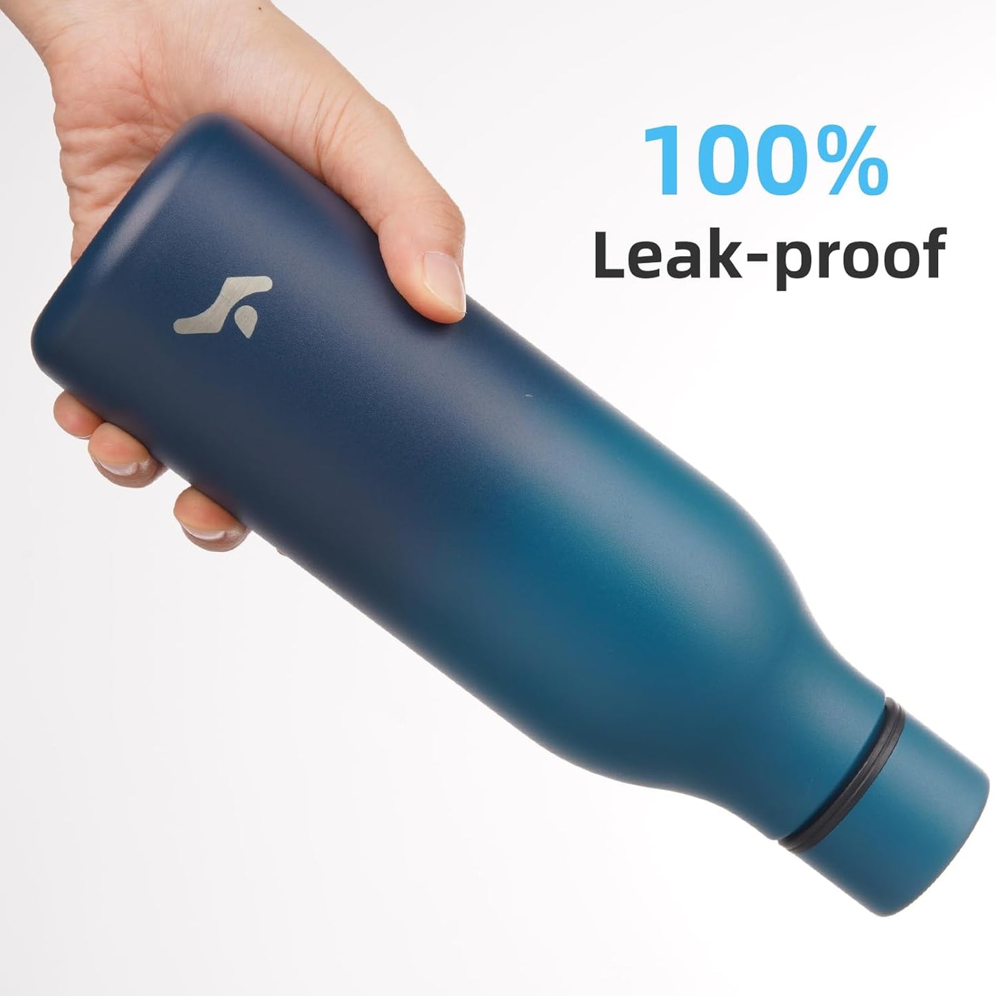 Konokyo Insulated Water Bottle with Strap,18 oz Double Wall Stainless Steel Vacuum Bottles Metal Water Flask,Macaron Green - Colors A