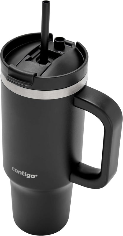 Contigo Streeterville 40oz Tumbler, Stainless Steel Vacuum Insulated, Leak-Proof, Cold for 29 Hours, Reef