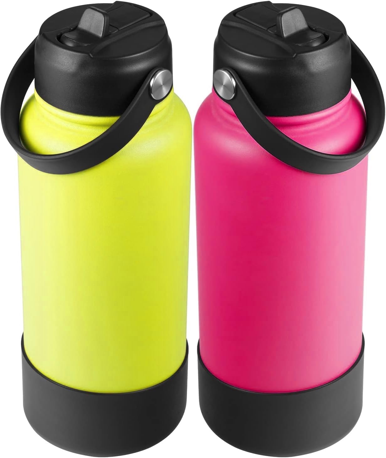 RRegeny Straw Lid for Hydro Flask Wide Mouth 32 40 oz, Lids with Flexible Handle compatible with HydroFlask, Replacement Sports Flex Cap Wide Mouth Top