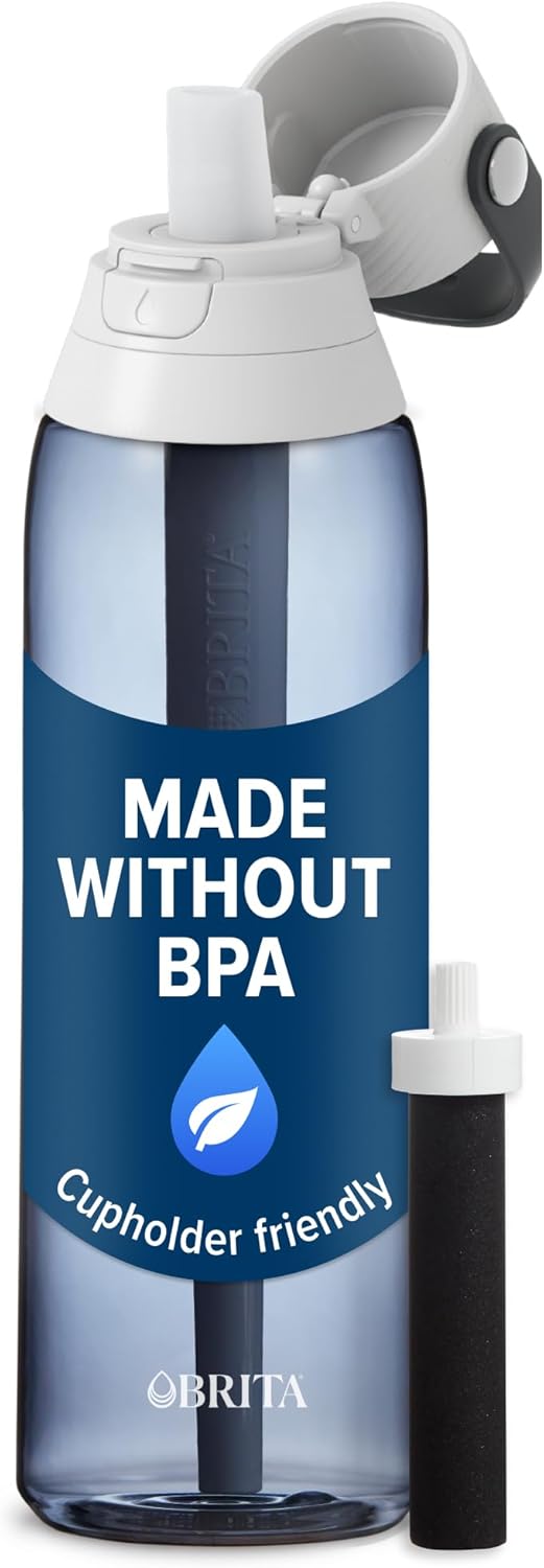 Brita 36386 Premium Water Filter Bottles, 26oz, Night Sky