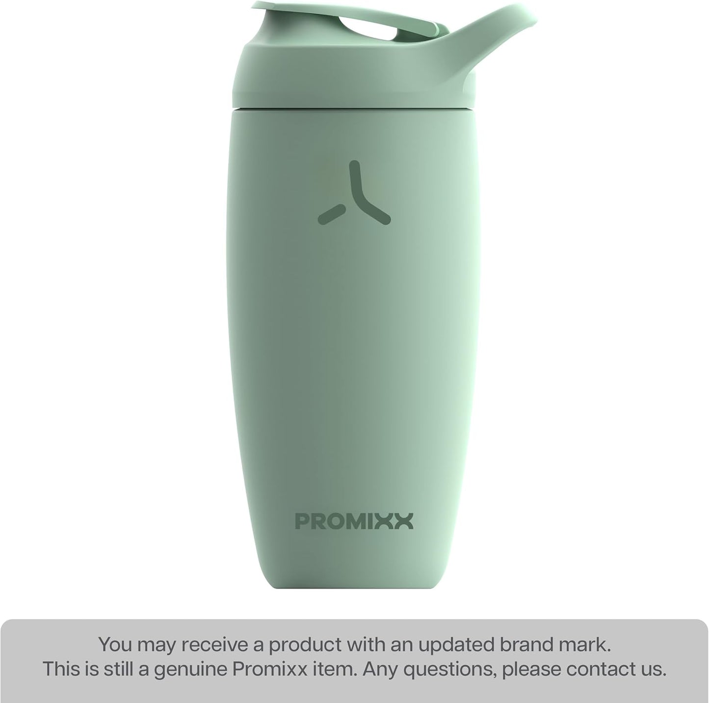 Promixx Pursuit Shaker Bottle - Insulated Stainless Steel Water Bottle and Shaker Cup - 18oz - Midnight Blue