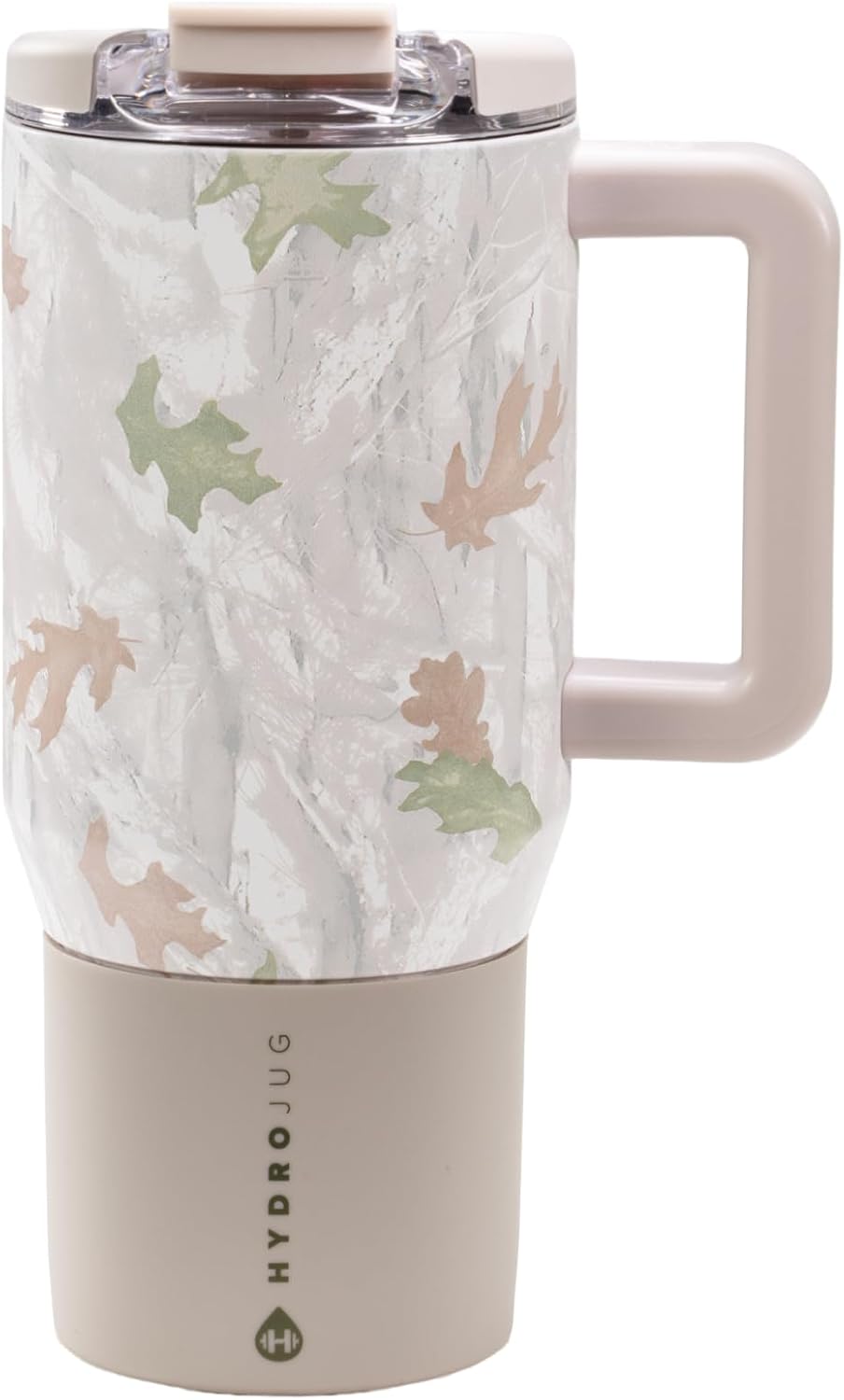 HydroJug Coffee Traveler 20 oz - Leak-Resistant, Ceramic-Lined Insulated Travel Coffee Mug for Hot or Cold Drinks with Flip Lid & Handle, Dishwasher Safe Coffee Tumbler, Cascade