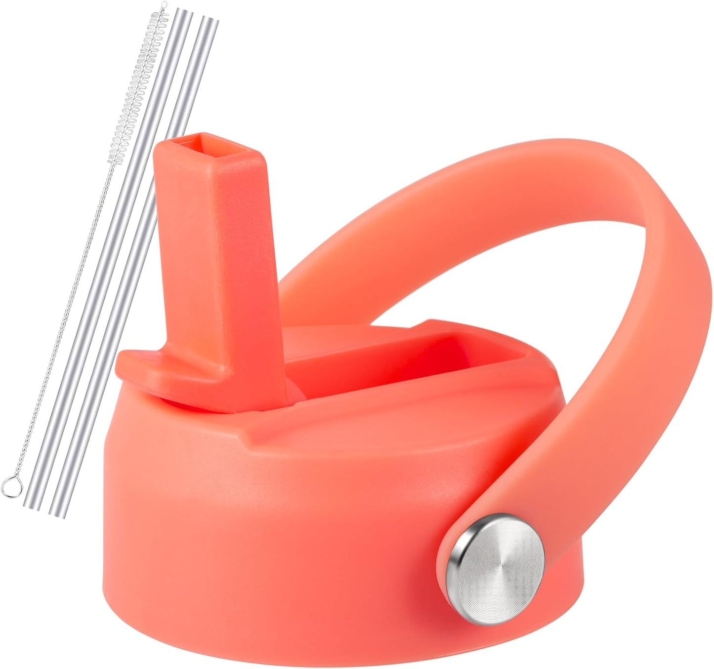 RRegeny Straw Lid for Hydro Flask Wide Mouth 32 40 oz, Lids with Flexible Handle compatible with HydroFlask, Replacement Sports Flex Cap Wide Mouth Top