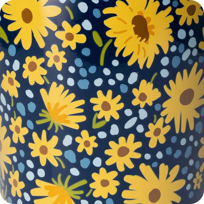 Swig Life 18oz Travel Mug, Insulated Tumbler with Handle and Lid, Cup Holder Friendly, Dishwasher Safe, Stainless Steel, Travel Coffee Cup (Honey Meadow)