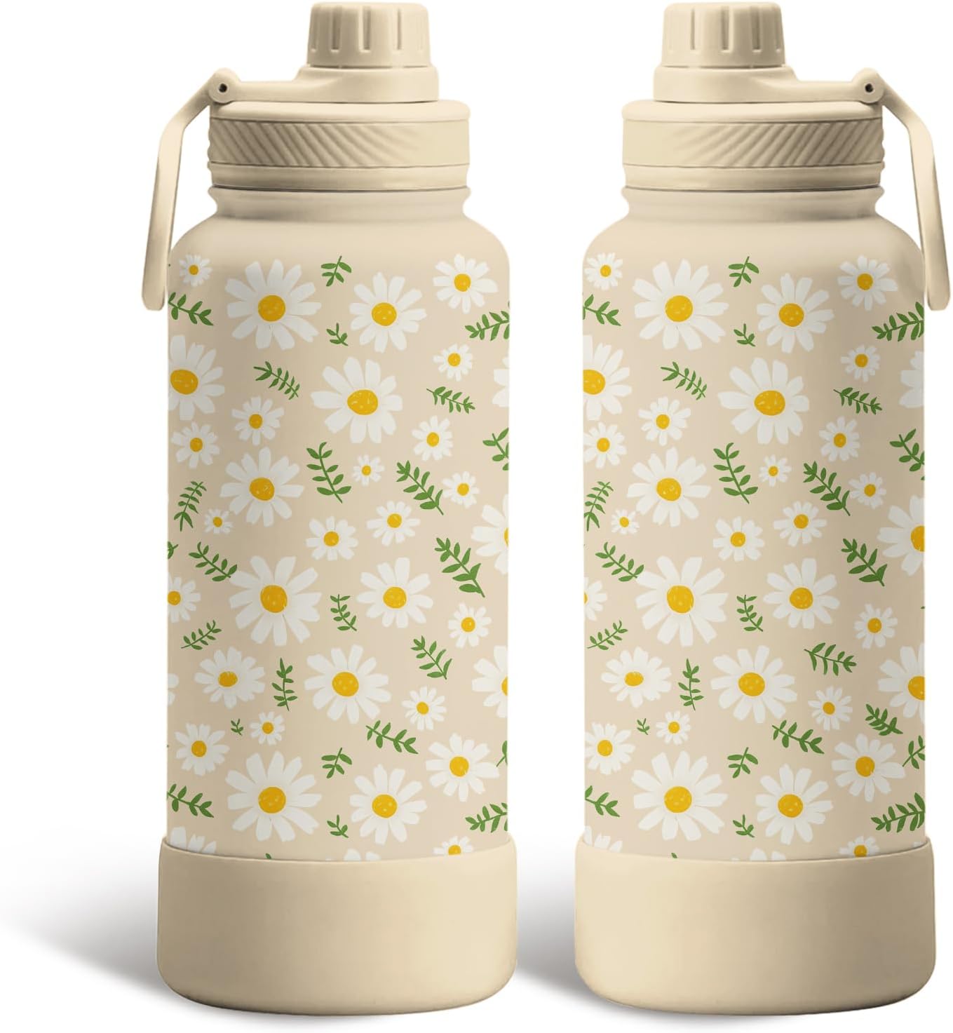 Pickleball 34oz Water Bottle with Spout Lid, Insulated Stainless Steel Travel Cup, Double Wall Vacuum Tumbler for Women Girls Ladies, Birthday Christmas Gift for Pickleball Lovers (1 pc)