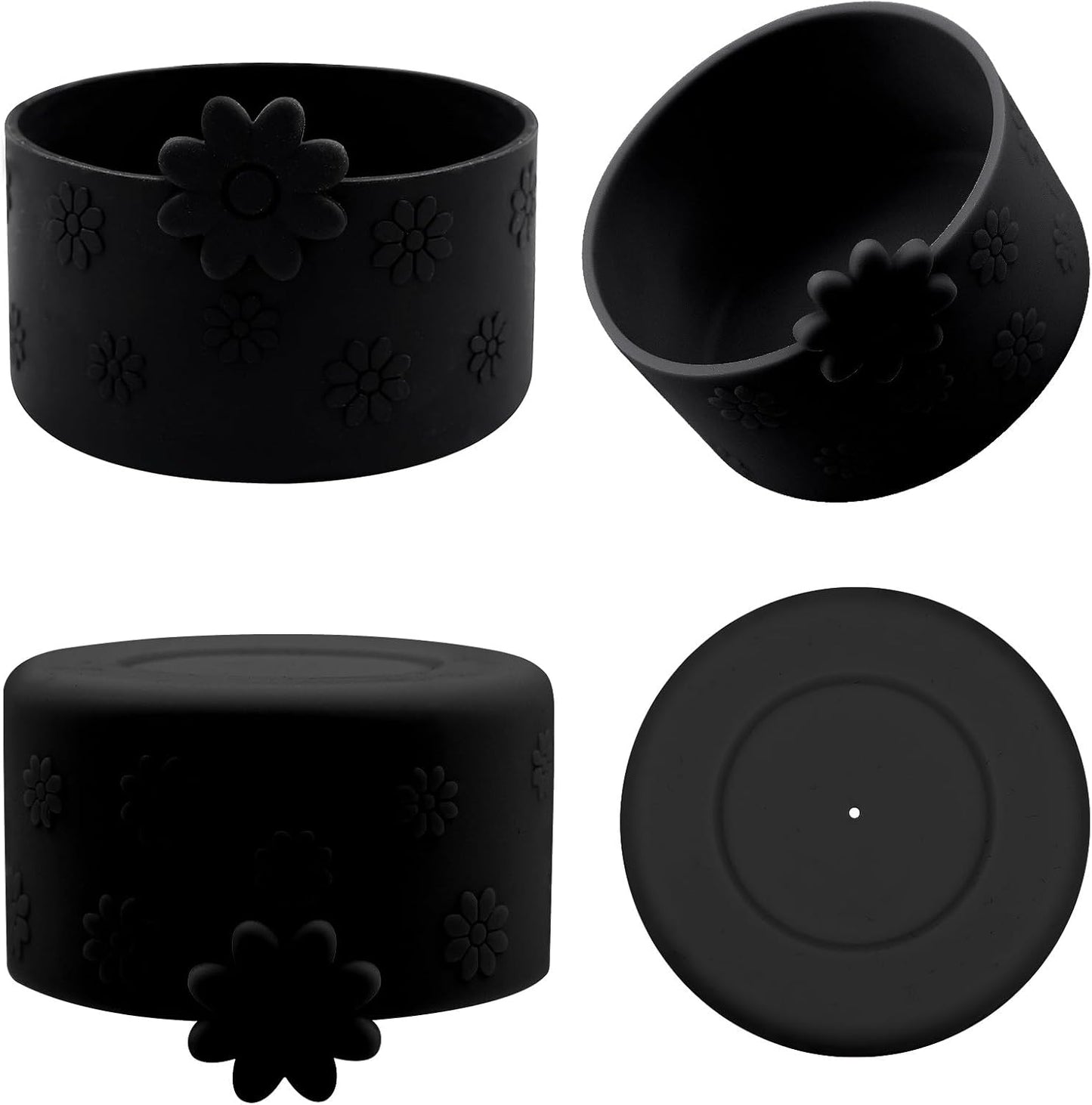 Hpbel Protective Silicone Boot for Stanley Cup Accessories Compatible with Stanley Cup Boot 40/30z and More Bottles with 2.95in Bottom for Water Bottle Flower Tumbler Accessories