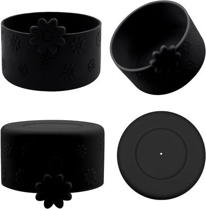 Hpbel Protective Silicone Boot for Stanley Cup Accessories Compatible with Stanley Cup Boot 40/30z and More Bottles with 2.95in Bottom for Water Bottle Flower Tumbler Accessories