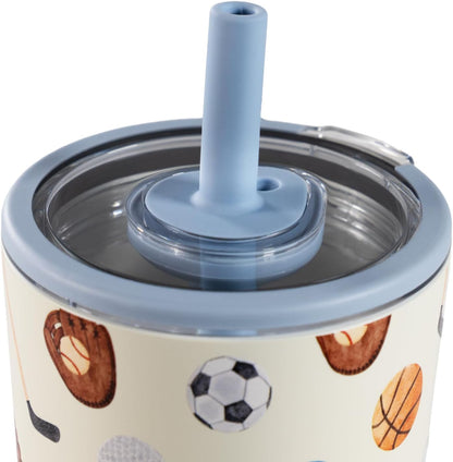 HydroJug Everyday Tumbler 20 oz – Ceramic-Lined Insulated Tumbler with Straw and Soft-Touch Lid, Cup Holder Friendly, Double-Wall Vacuum Insulation, Reusable Travel Cup – Rodeo