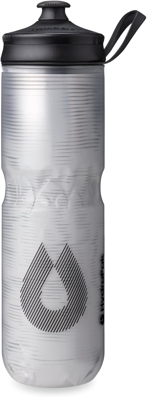 HydraPak | Polar Bottle - Polar Sport Insulated Water Bottle - BPA-Free, Sport & Bike Squeeze Bottle with Handle (Pulse Blue, 700ml / 24oz)