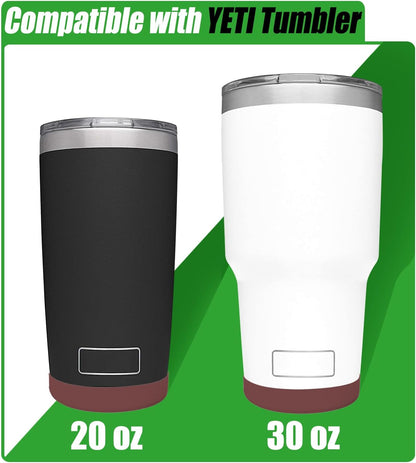 Silicone Boot Sleeve for YETI Tumbler 30 oz, 20 oz - Safer Protection and Less Noise for Yeti Coffee Mug Cup 20oz 30 oz - Dishwasher Safe