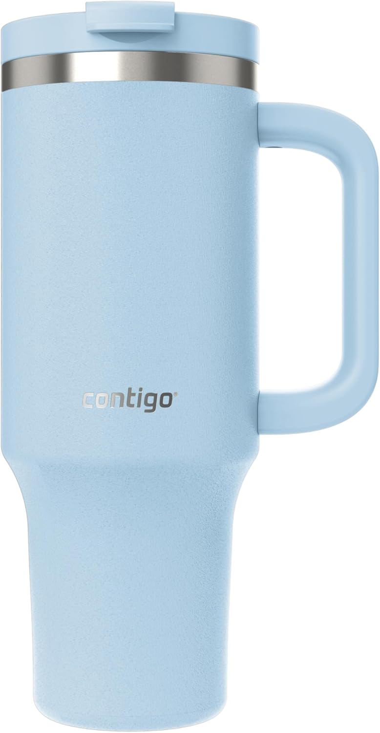 Contigo Streeterville 40oz Tumbler, Stainless Steel Vacuum Insulated, Leak-Proof, Cold for 29 Hours, Reef