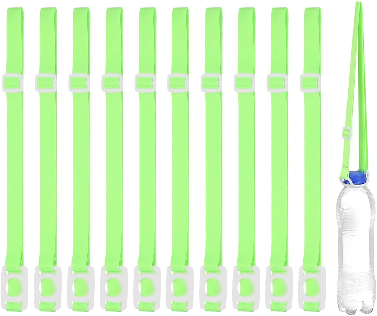 PATIKIL Water Bottle Lanyard, Adjustable Holder Shoulder Strap with Ring Buckle Carrier Clips for Walk Outdoor
