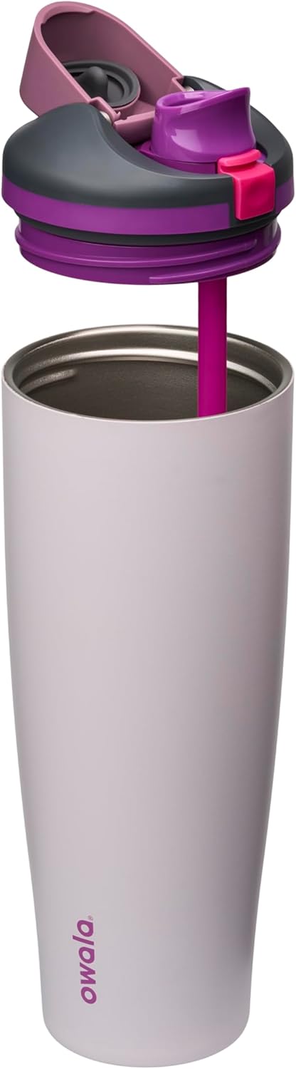 Owala FreeSip Tumbler - Stainless Steel - 40-oz. - Tan (Lightly Toasted)