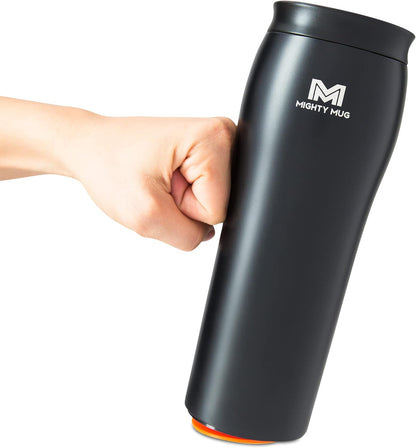 Mighty Mug | The Untippable Mug | Grips When Hit, Lifts for Sips | Insulated Stainless Steel Tumbler | Cupholder Friendly | Gifts for Women Men All | Leakproof | 6 Hour Hot / 24 Cold | 16oz | Teal