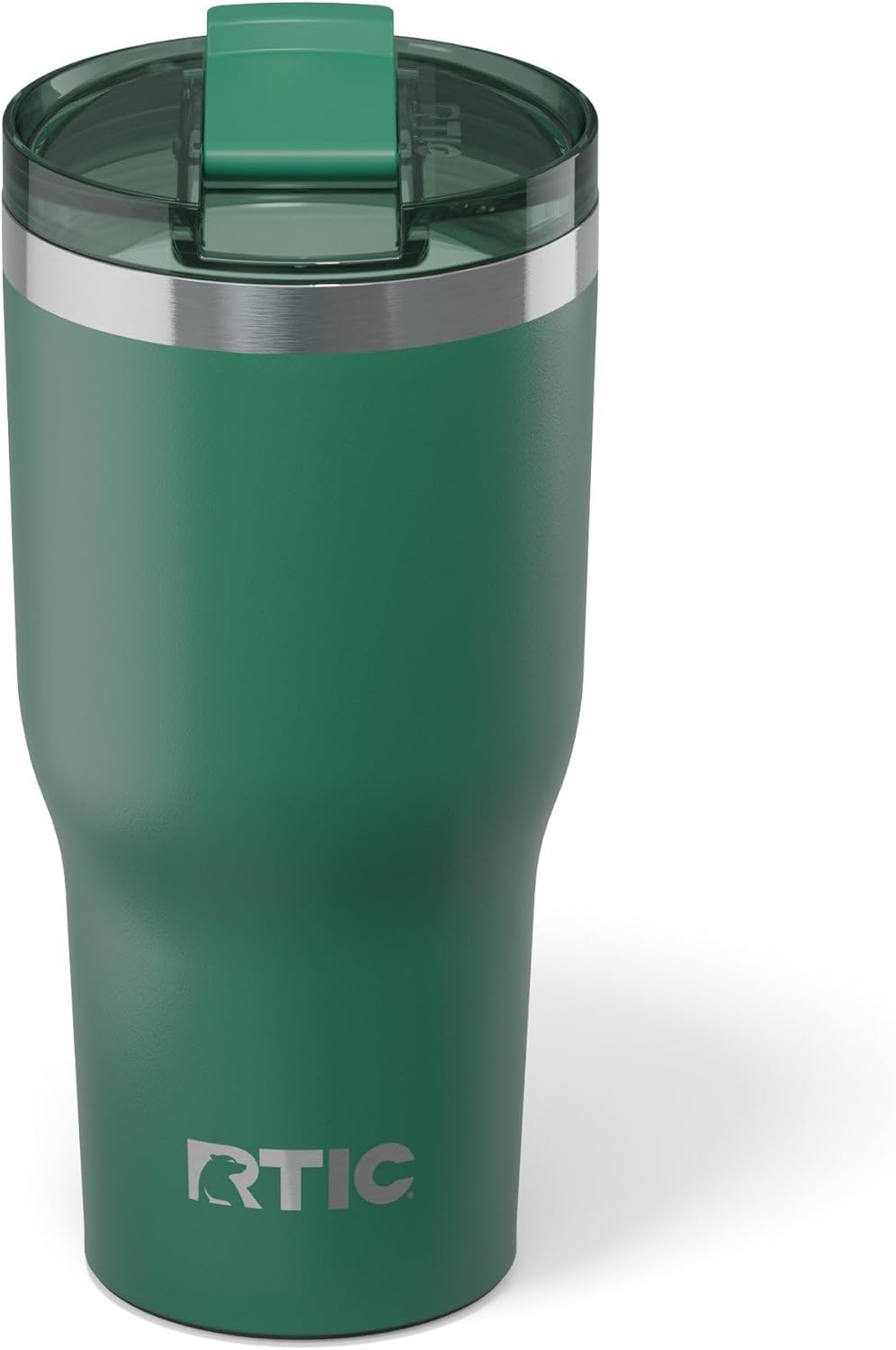 RTIC 20oz Essential Tumbler with Lid, Ceramic Lined, Insulated, Stainless Steel, Metal, Double Wall Vacuum-Insulation, Travel Cup for Iced Coffee, Tea, Hot and Cold Drink, Graphite