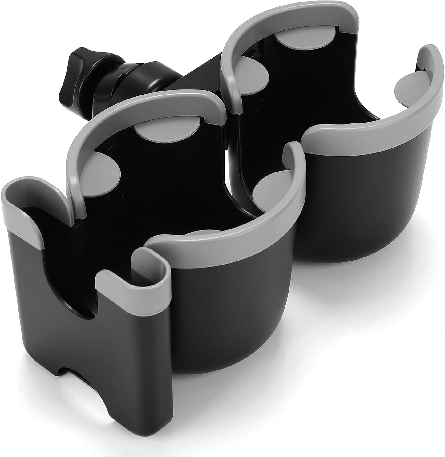 Accmor Stroller Cup Holder with Phone Holder, Bike Cup Holder, Universal Cup Holder for Uppababy Nuna Doona Strollers, 2-in-1 Cup Holder for Walker, Wheelchair, Scooter - Colors B