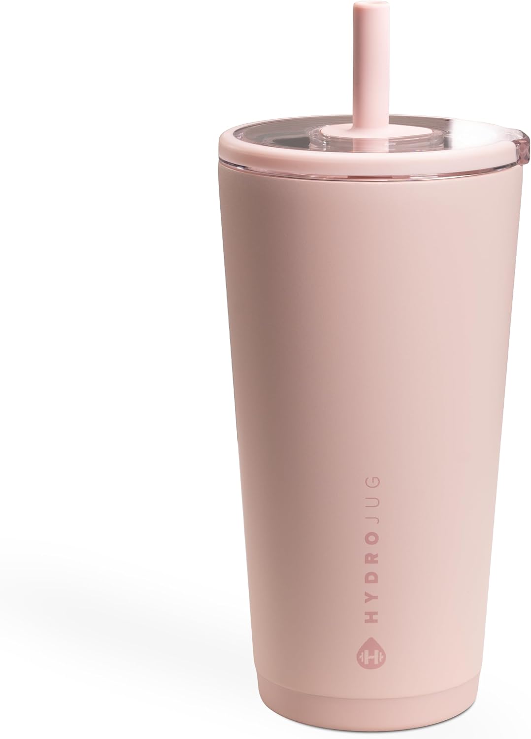 HydroJug Everyday Tumbler 20 oz – Ceramic-Lined Insulated Tumbler with Straw and Soft-Touch Lid, Cup Holder Friendly, Double-Wall Vacuum Insulation, Reusable Travel Cup – Rodeo