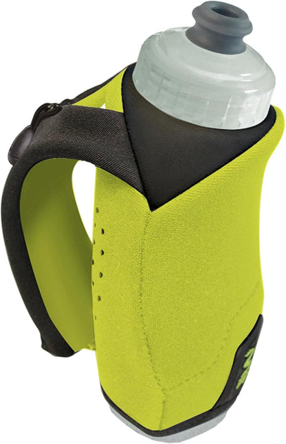 Amphipod Hydraform Ergo-Lite Handheld Water Bottle, BPA-Free Minimalist Insulated Hydration for Ultra-Running & Walking - Charcoal - 10.5 oz