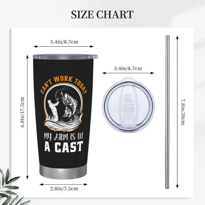 Camping Gifts for Men Women Tumbler 20oz, Camper Gifts Coffee Cups, Camp Essentials, Camp Accessories, Gift for RV Owners, Campsite Outdoors RV Travel Lovers Mug