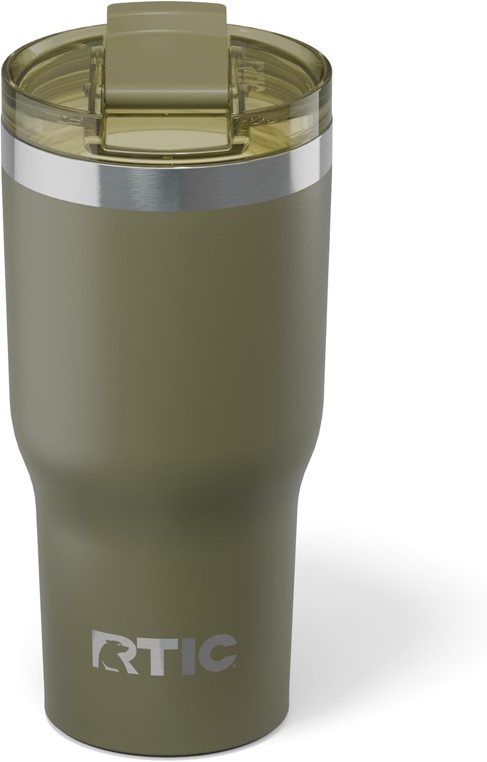 RTIC 20oz Essential Tumbler with Lid, Ceramic Lined, Insulated, Stainless Steel, Metal, Double Wall Vacuum-Insulation, Travel Cup for Iced Coffee, Tea, Hot and Cold Drink, Graphite