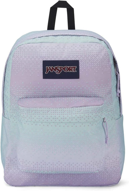 JanSport SuperBreak One Backpacks - Durable, Lightweight Bookbag with 1 Main Compartment, Front Utility Pocket with Built-in Organizer - Premium Backpack, Black - Colors A