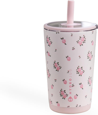 HydroJug Everyday Tumbler 20 oz – Ceramic-Lined Insulated Tumbler with Straw and Soft-Touch Lid, Cup Holder Friendly, Double-Wall Vacuum Insulation, Reusable Travel Cup – Rodeo