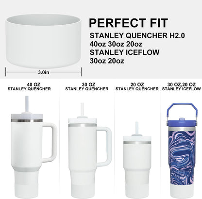 Affute Protective Silicone Boot for Stanley Quencher H2.0 40 30 20 oz & IceFlow Flip 30 20 oz, BPA Free Anti-Noise Anti-Scratch, Stanley Cup Protector Sleeve Cover Boot