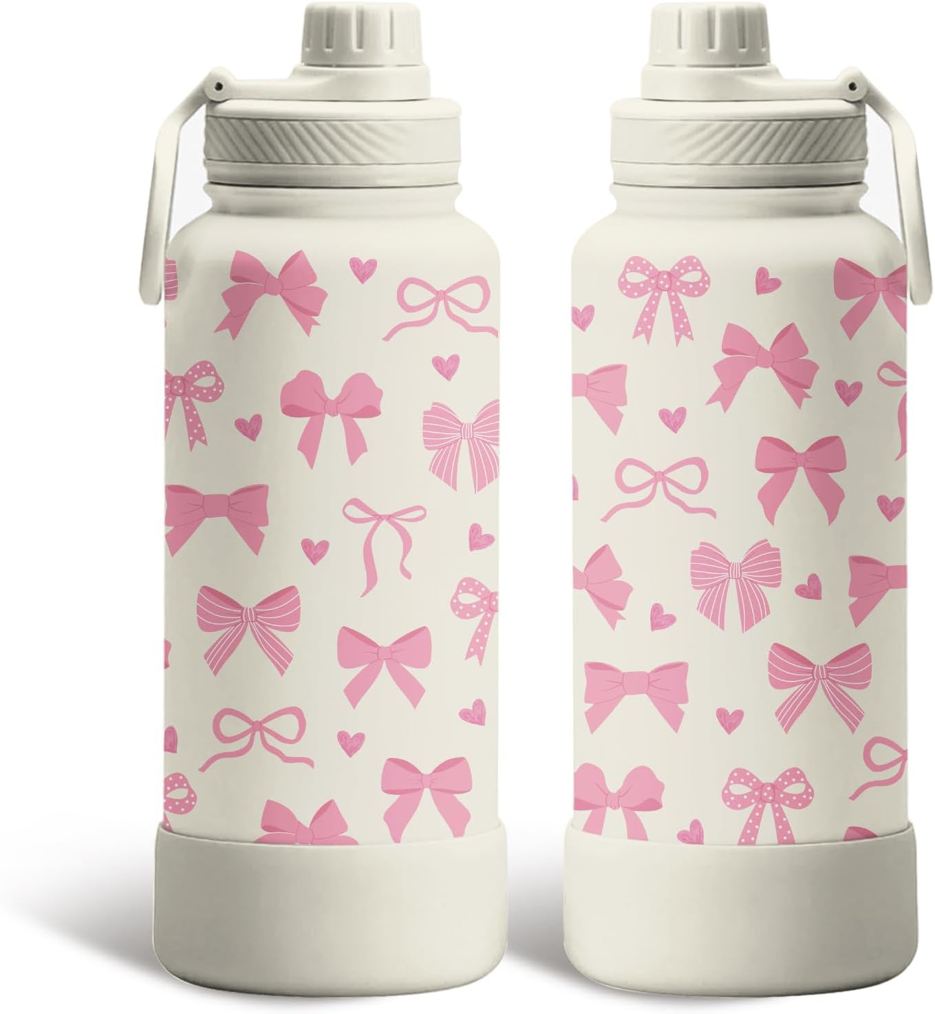 Pickleball 34oz Water Bottle with Spout Lid, Insulated Stainless Steel Travel Cup, Double Wall Vacuum Tumbler for Women Girls Ladies, Birthday Christmas Gift for Pickleball Lovers (1 pc)