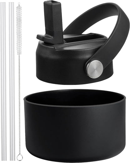 RRegeny Straw Lid for Hydro Flask Wide Mouth 32 40 oz, Lids with Flexible Handle compatible with HydroFlask, Replacement Sports Flex Cap Wide Mouth Top