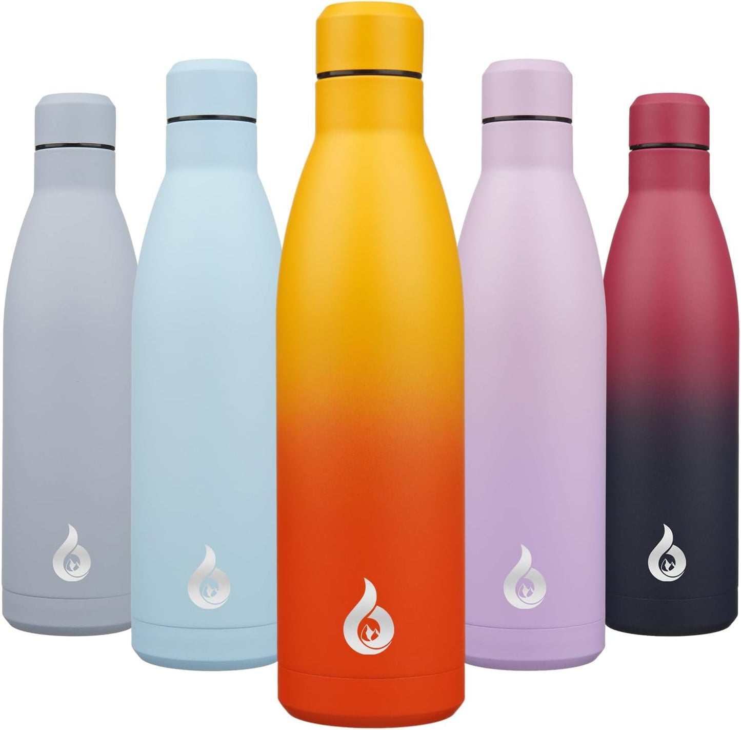 BJPKPK Insulated Water Bottle 12oz Small Stainless Steel Water Bottles Reusable Metal Thermal Keep Cold and Hot,Dreamy Purple - Colors B