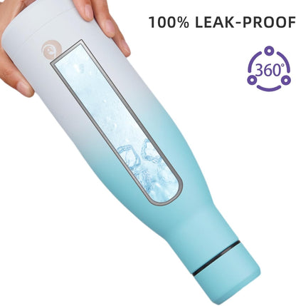 BJPKPK Insulated Water Bottle 12oz Small Stainless Steel Water Bottles Reusable Metal Thermal Keep Cold and Hot,Dreamy Purple - Colors B