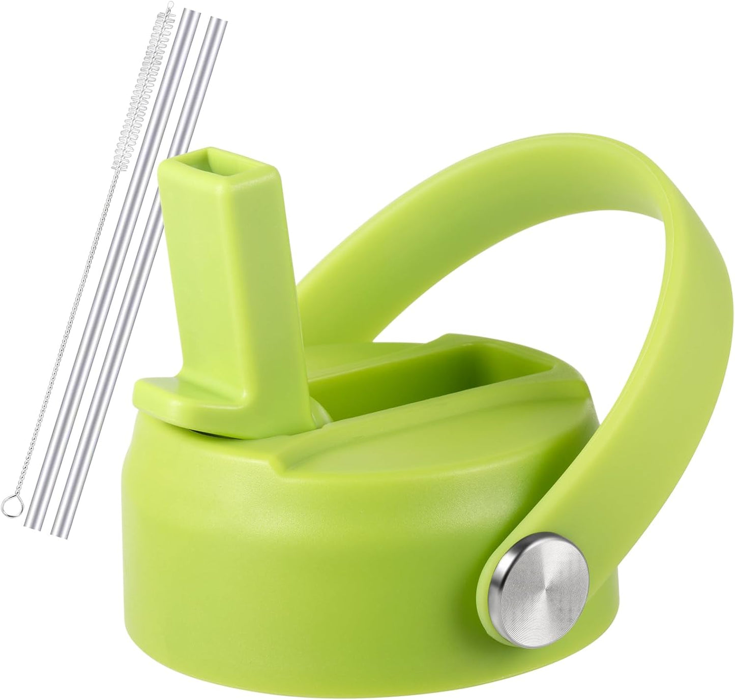 RRegeny Straw Lid for Hydro Flask Wide Mouth 32 40 oz, Lids with Flexible Handle compatible with HydroFlask, Replacement Sports Flex Cap Wide Mouth Top
