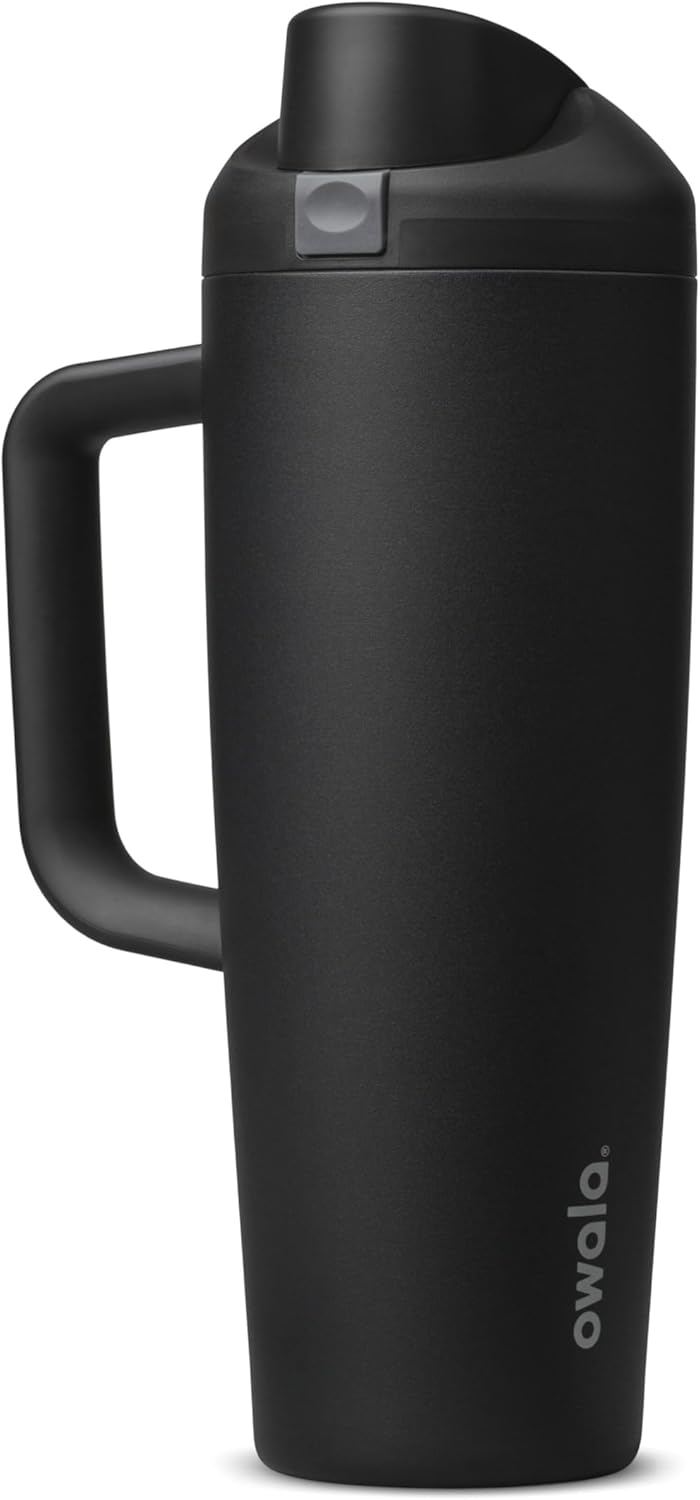 Owala FreeSip Tumbler - Stainless Steel - 40-oz. - Tan (Lightly Toasted)