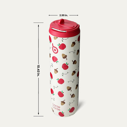 BOTTLE BOTTLE Insulated Water Bottle 24oz with Straw Lid and Handle for Sports Travel Gym Stainless Steel Water Bottles Double-Wall Vacuum Metal Leak Proof BPA-Free