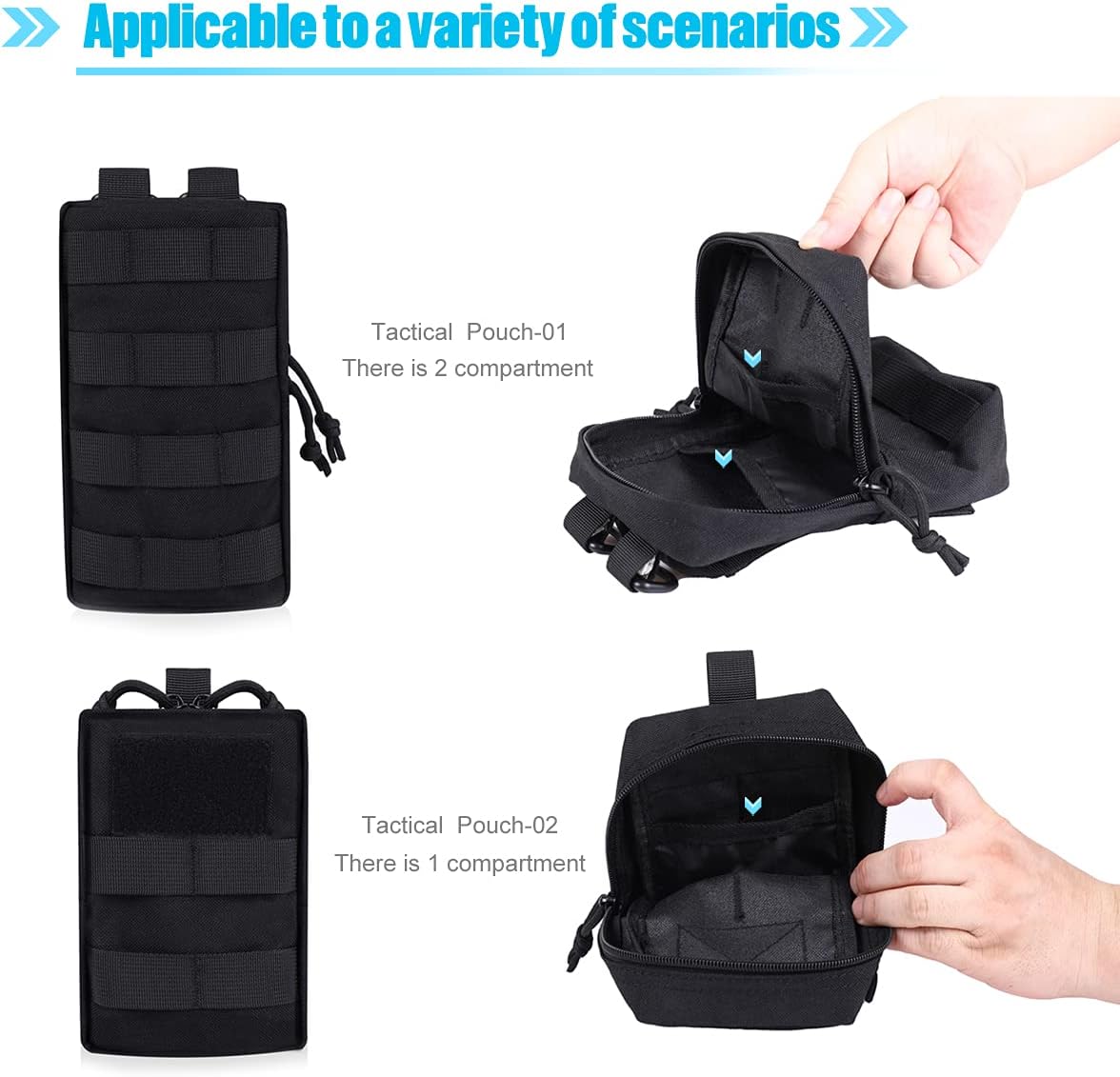 Molle Water Bottle Holder, Water Molle Attachments, Molle Water Bottle Pouch, Tactical Backpack Attachment Pouches