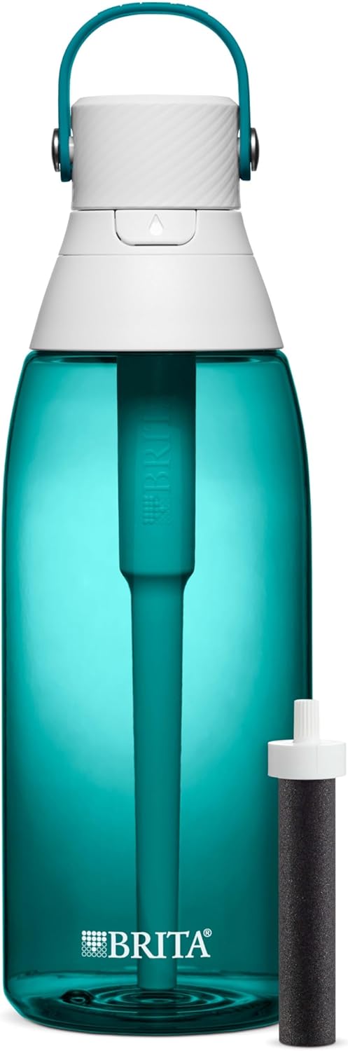 Brita 36386 Premium Water Filter Bottles, 26oz, Night Sky