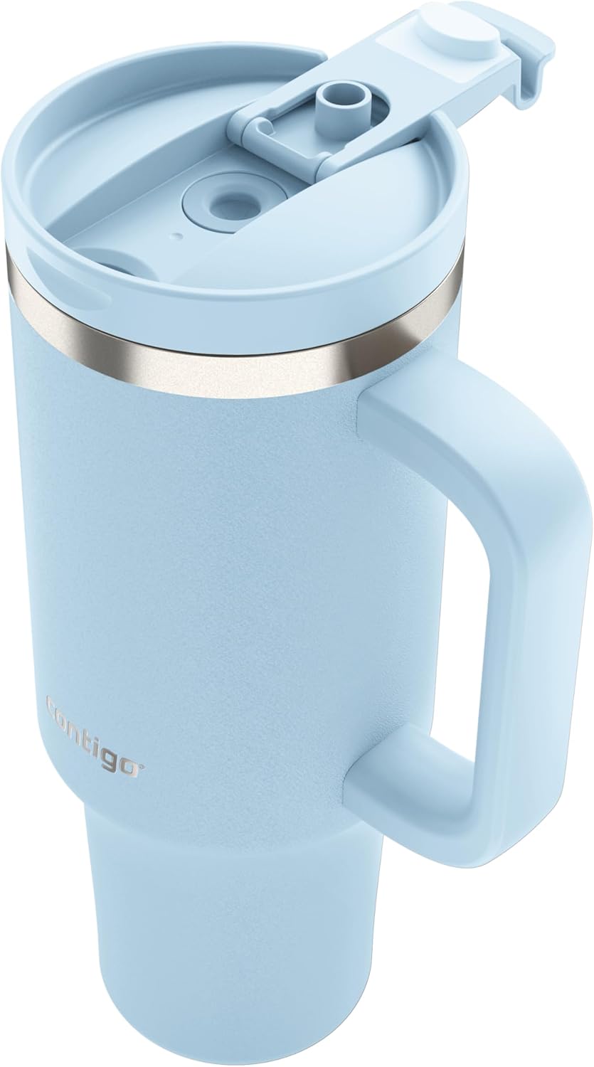 Contigo Streeterville 40oz Tumbler, Stainless Steel Vacuum Insulated, Leak-Proof, Cold for 29 Hours, Reef