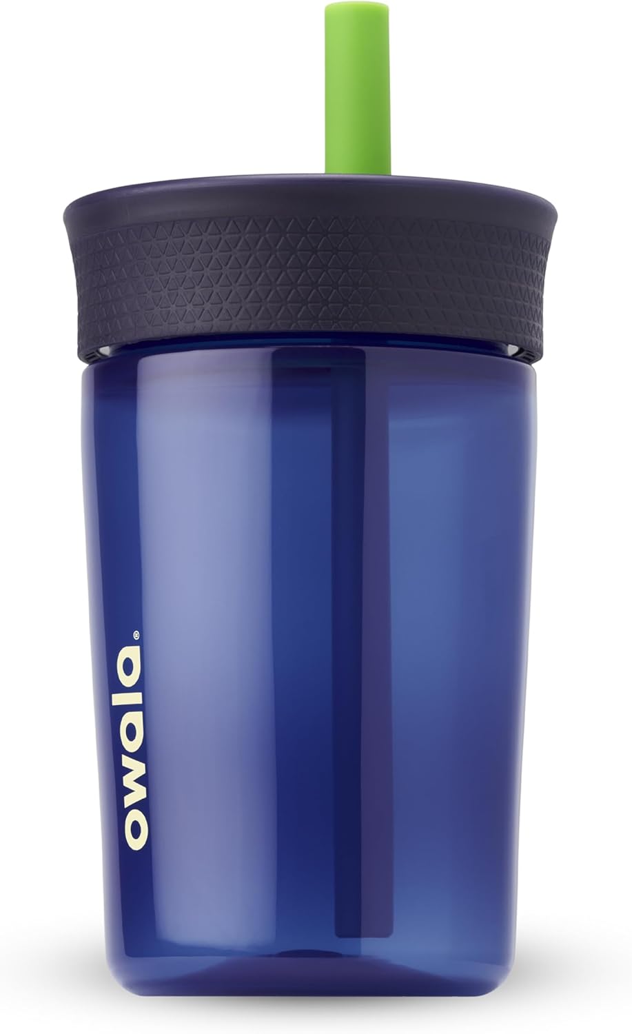 Owala Kids BPA-Free Plastic Tumbler with Spill Resistant Flexible Straw, Easy to Clean, Kids Water Bottle, Great for Travel, Dishwasher Safe, 15 Oz, Skate Park