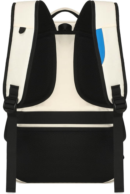 DUSLANG 17 Inch Laptop Backpack for Travel Water Resistant College Backpack for Men/Women Laptop Bag with USB Charging Port,Black - Colors A