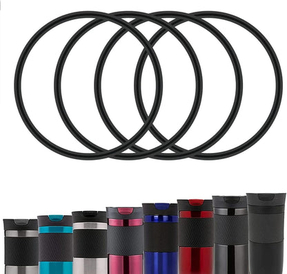 BOSORIO 4 Pack Gaskets Compatible with Contigo Snapseal Byron Travel Mug 16oz & 20oz, Replacement Rubber Seal & Silicone Part for Contigo Coffee Travel Tumbler