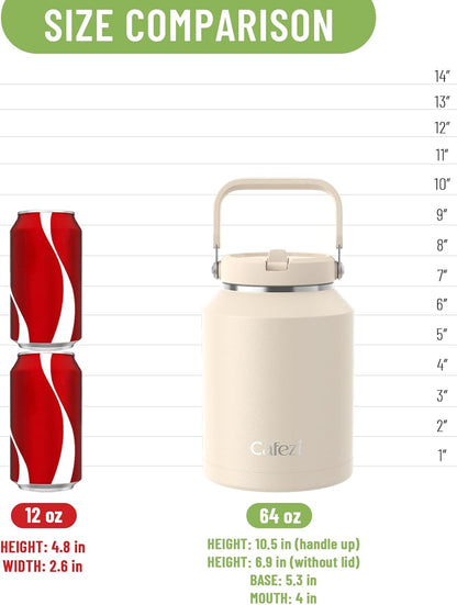 40 oz Insulated Tumbler with Top Handle and Flip Straw, Vacuum Insulated Stainless Steel Cup with Leak-Proof Lid, Sweat-Free, Fits Cup Holder, Keeps Ice Cold up to 30 Hours