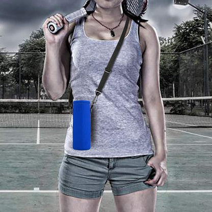 AUPET Water Bottle Sling Bag Carrier Crossbody Sleeve,Insulated Neoprene Bottle Case Holder Pouch Cover 500ML/17oz with Shoulder Strap for Walking Women Men