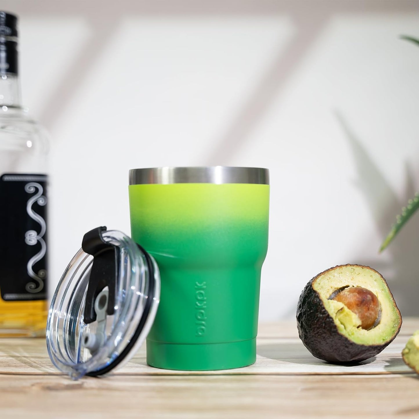 BJPKPK Tumbler With Handle And Straw Lid 40 oz Stainless Steel Insulated Coffee Tumbler Cups For Home, Office or Car,Turquoise