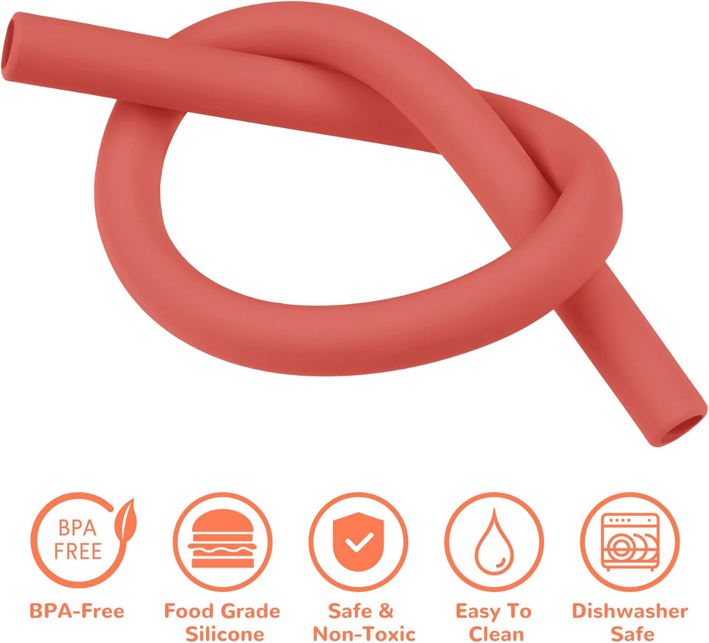 Tomorotec 15PCS Reusable Silicone Drinking Straws w/ 2 Brushes, Fit for Stanley Tumbler 40oz 30oz 20oz, 12" Long Customizable for Various Drinkware, Dishwasher Safe, BPA-Free, Safe for Teeth (Macaron)