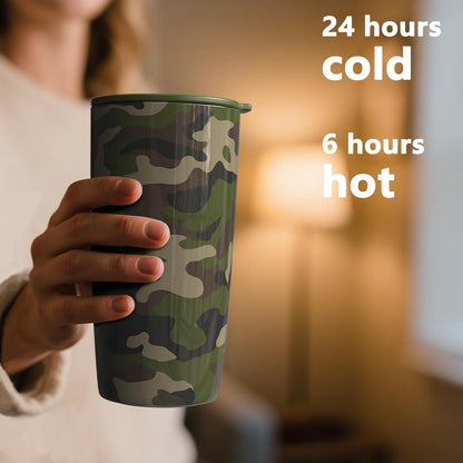 TILUCK 20 oz Insulated Tumbler with BPA-Free Lid, Stainless Steel Vacuum Travel Coffee Mug, Double Wall Coffee Tumbler（20oz，Matte DarkBlue）