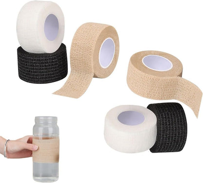 6 Pack Coffee Mug Handles Cover Handleless Cups Non Slip Grip Hot Water Drinking Glasses Insulated Wrap Anti Scald Tape Protective Covers for Glass Tumbler with Straw and Lid Travel Cups