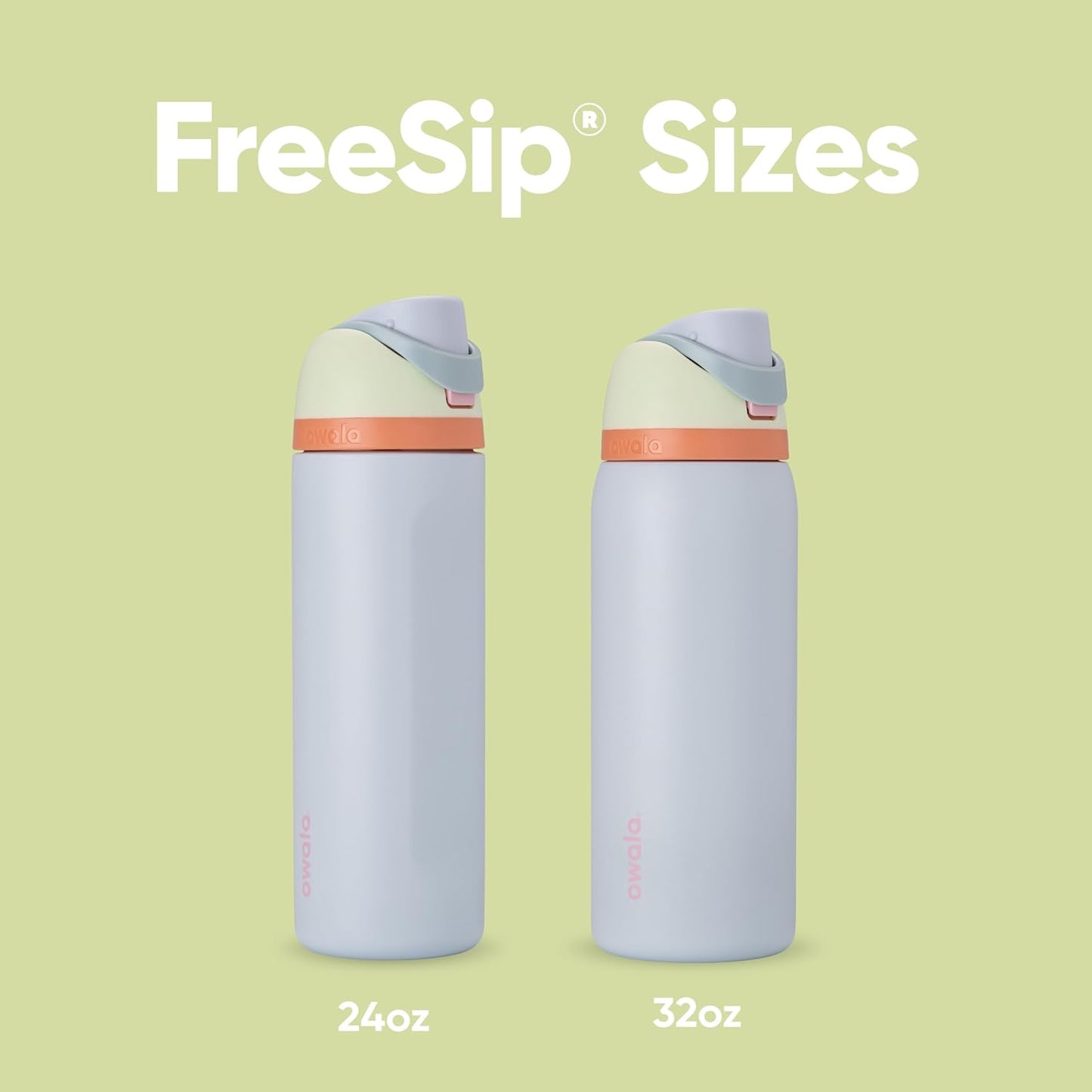 Owala FreeSip Insulated Stainless Steel Water Bottle with Straw, BPA-Free Sports Water Bottle, Great for Travel, 32 Oz, Denim